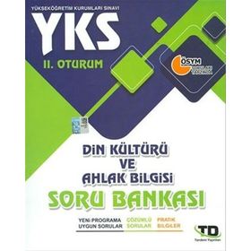 YKS 2. Oturum Din Kültürü Ve Ahlak Bilgisi Soru Bankası Komisyon Tandem Yayınları