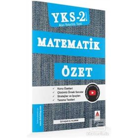 YKS 2. Oturum Matematik Özet Delta Kültür Yayınları