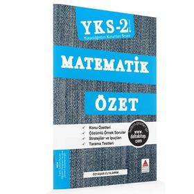 YKS 2. Oturum Matematik Özet Özyaşar Elyıldırım Delta Kültür Yayınevi