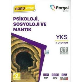 Yks 2. Oturum Psikoloji Sosyoloji ve Mantık Soru Kitabı - Pergel Yayınları