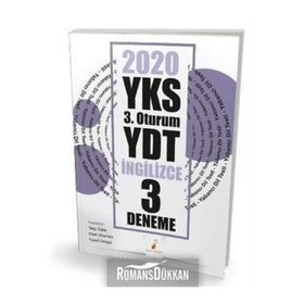 YKS 3. Oturum YDT İngilizce 3 Deneme Sınavı Dilek Gökmen Pelikan Tıp Teknik Yayınları
