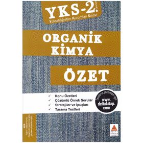 YKS AYT 2. Oturum Organik Kimya Özet Delta Kültür Yayınları