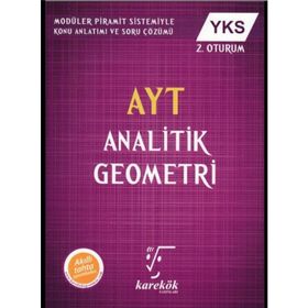 YKS AYT Analitik Geometri MPS Konu Anlatımı ve Soru Çözümü Karekök Eğitim Yayınları