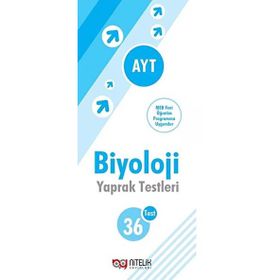 YKS AYT Biyoloji Yaprak Test Nitelik Yayınları