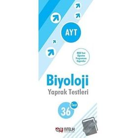 YKS AYT Biyoloji Yaprak Test Nitelik Yayınları