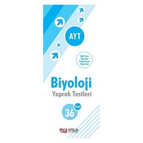 YKS AYT Biyoloji Yaprak Test Nitelik Yayınları