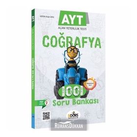 YKS AYT Coğrafya 1001 Soru Bankası Biders Yayınları