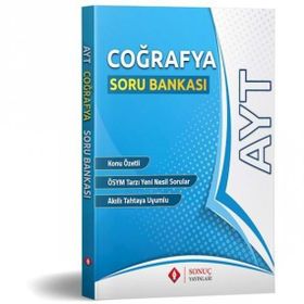 YKS AYT Coğrafya Soru Bankası Sonuç Yayınları