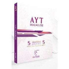 YKS AYT Denemeleri 5'li Set Karekök Yayınları