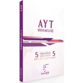 YKS AYT Denemeleri 5'li Set Karekök Yayınları