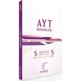 YKS AYT Denemeleri 5'li Set Karekök Yayınları