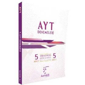 YKS AYT Denemeleri 5'li Set Karekök Yayınları