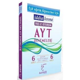 YKS AYT Denemeleri İddialısına Eşit Ağırlık Denemeleri Karekök Yayınları