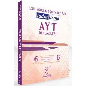 YKS AYT Eşit Ağırlık 6'lı Denemeleri Karekök Yayınları