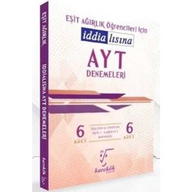 YKS AYT Eşit Ağırlık 6'lı Denemeleri Karekök Yayınları