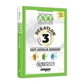 Yks Ayt Eşit Ağırlık Dekatlon 3 Deneme - Ankara Yayıncılık