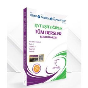 YKS AYT Eşit Ağırlık Tüm Dersler Soru Bankası Karekök Yayınları