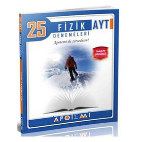 YKS AYT Fizik 25 Deneme Çözümlü-Apotemi Yayınları