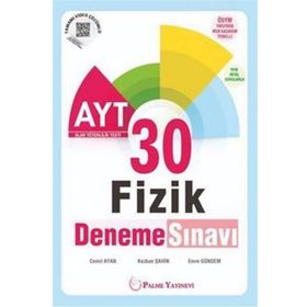 YKS AYT Fizik 30 Deneme Video Çözümlü-Palme Yayınevi