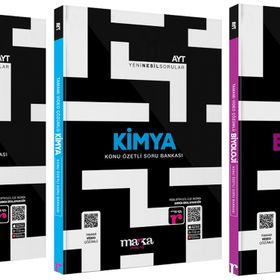 YKS AYT Fizik+Kimya+Biyoloji Konu Özetli Soru Bankası Marka Yayınları