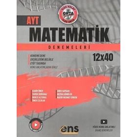 YKS AYT Matematik 12 x 40 Denemeleri - ENS Yayınları
