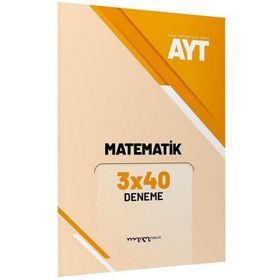 YKS AYT Matematik 3x40 Deneme-Marka Yayınları