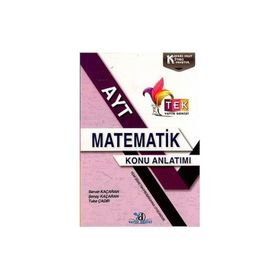 YKS AYT Matematik Konu Anlatımlı Cep Kitabı Tek Serisi Yayın Denizi Yayınları