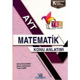YKS AYT Matematik Konu Anlatımlı Cep Kitabı Tek Serisi Yayın Denizi Yayınları