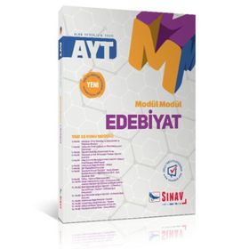 YKS AYT Modül Modül Edebiyat Konu Anlatımlı-Sınav Yayınları