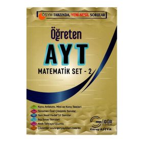 YKS AYT Öğreten Matematik Set 2 Gür Yayınları
