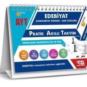 YKS AYT Pratik Akıllı Takvim Edebiyat Kollektif Tandem Yayınları
