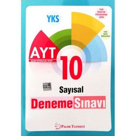 YKS AYT Sayısal 10 Deneme Sınavı Palme Kitabevi