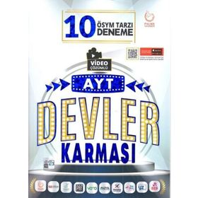YKS AYT Sayısal 10 Deneme Sınavı Palme Kitabevi