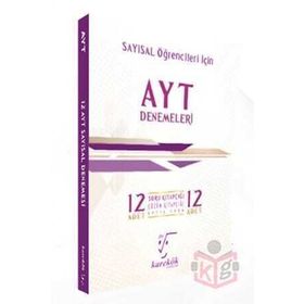 YKS AYT Sayısal 12'li Denemeleri Karekök Yayınları