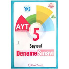 Yks Ayt Sayısal 5 Deneme Sınavı Palme Yayınları