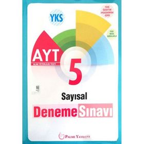 Yks Ayt Sayısal 5 Deneme Sınavı Palme Yayınları