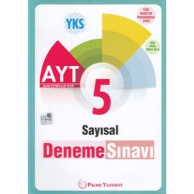 Yks Ayt Sayısal 5 Deneme Sınavı Palme Yayınları