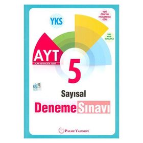 Yks Ayt Sayısal 5 Deneme Sınavı Palme Yayınları