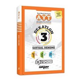 Yks Ayt Sayısal Dekatlon 3 Deneme - Ankara Yayıncılık