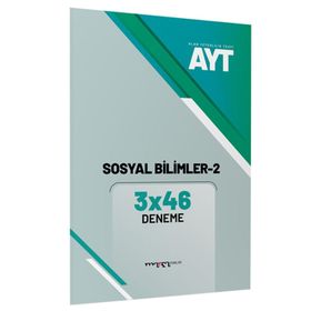 YKS AYT Sosyal Bilimler-2 3x46 Deneme-Marka Yayınları