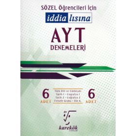 YKS AYT Sözel 6'lı Denemeleri Karekök Yayınları