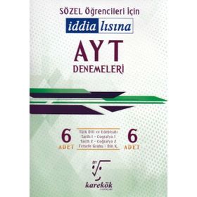 YKS AYT Sözel 6'lı Denemeleri Karekök Yayınları