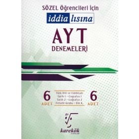 YKS AYT Sözel 6'lı Denemeleri Karekök Yayınları