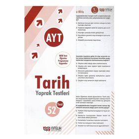 YKS AYT Tarih Yaprak Test - Nitelik Yayınları