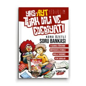 YKS AYT Türk Dili Ve Edebiyatı Konu Özetli Soru Bankası Yediiklim Yayınları