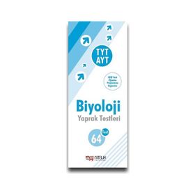 YKS AYT TYT Biyoloji Yaprak Test Nitelik Yayınları