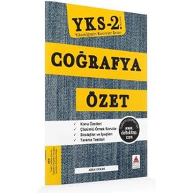 YKS Coğrafya Özet 2. Oturum Delta Kültür Yayınları