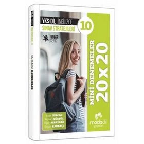 YKS DİL İngilizce Sınav Stratejileri 10 Mini Denemeler 20x20 Modadil Yayınları