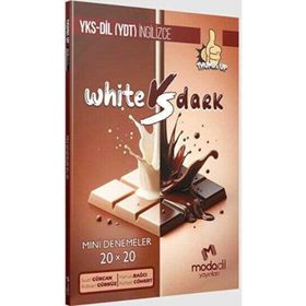 YKS Dil Thumbs Up 20x20 Mini Deneme White VS Dark Modadil Yayınları