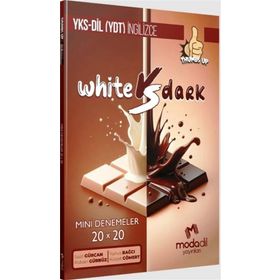 YKS Dil Thumbs Up 20x20 Mini Deneme White VS Dark Modadil Yayınları